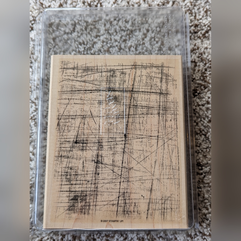 Stampin Up Sanded Background Stamp
